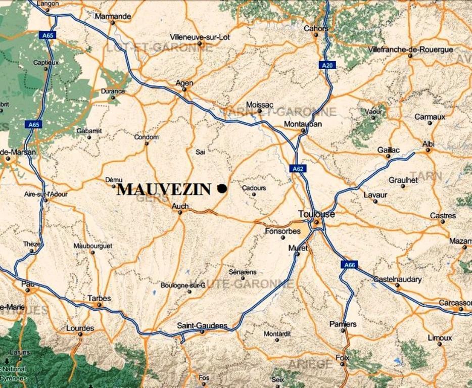 Vvf Gers Gascogne Otel Mauvezin  Dış mekan fotoğraf